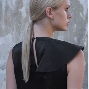 Cuyana Silk Ruffle Dress